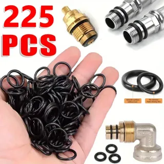 225 Anillos Fontanería Goma Negro