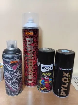 Lote 4 sprays DITON KING y PYLOX