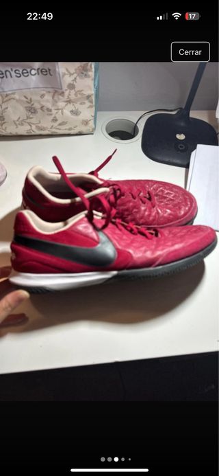 Botas de fútbol sala Nike Tiempo Rojas