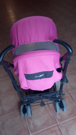 Silla de paseo rosa EasyGO