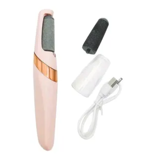 Quita Callos Eléctrico Rosa y Dorado
