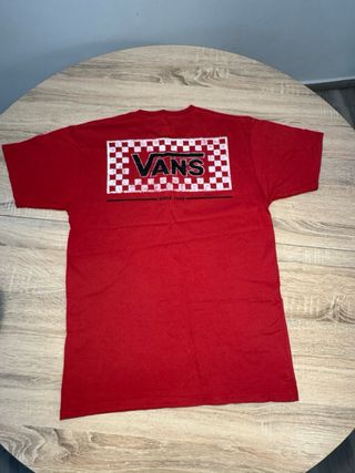 Camiseta Vans Roja Talla M