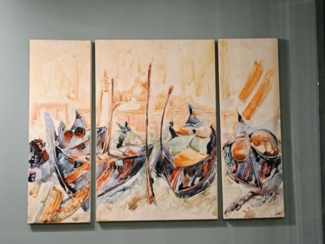 Cuadro Tríptico Venecia
