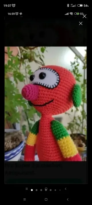 Muñeco Mic Super 3 crochet