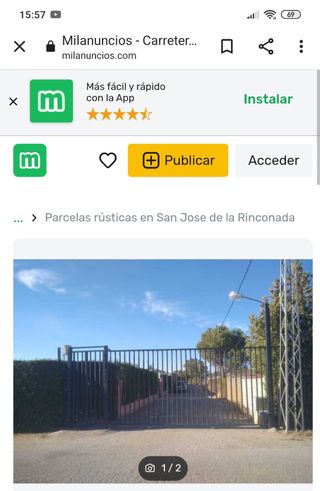 Parcela rústica en San José de la Rinconada 