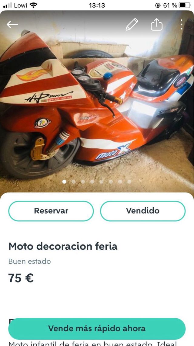 Cochecito Falgas feria recreativa, y otras piezas