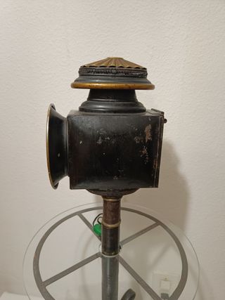 Antiguo Farol Coche Caballos - Lámpara