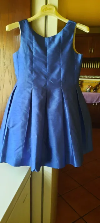 Vestido niña ceremonia azul