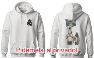 Sudadera  Madrid Graffiti Morada