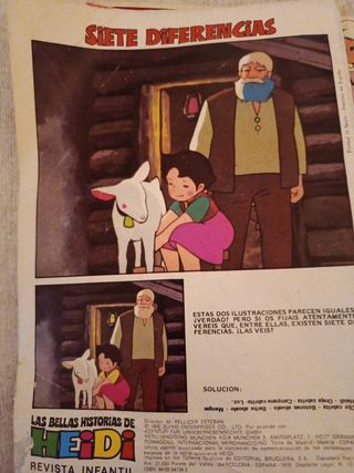 3 tebeos de Heidi años 70. Todos mis artículos adm