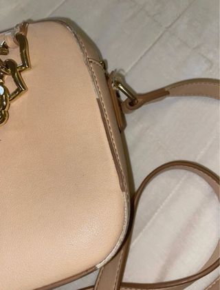 Borsa Love Moschino Albicocca Catena Oro