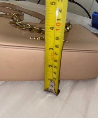 Borsa Love Moschino Albicocca Catena Oro