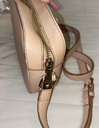 Borsa Love Moschino Albicocca Catena Oro