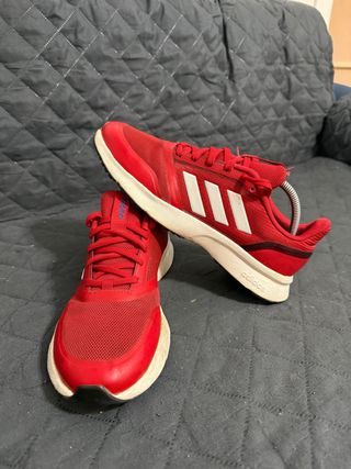 Zapatillas Adidas Talla 42 Rojas Blancas