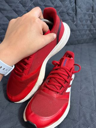 Zapatillas Adidas Talla 42 Rojas Blancas