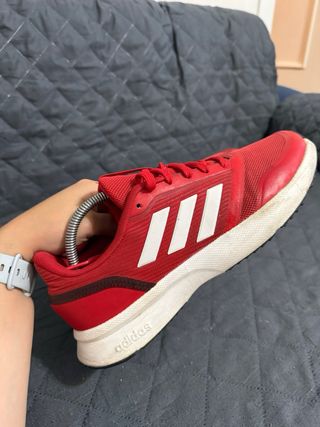 Zapatillas Adidas Talla 42 Rojas Blancas