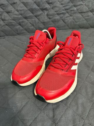 Zapatillas Adidas Talla 42 Rojas Blancas