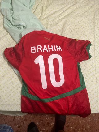 Camiseta Marruecos Puma Talla 10 Roja