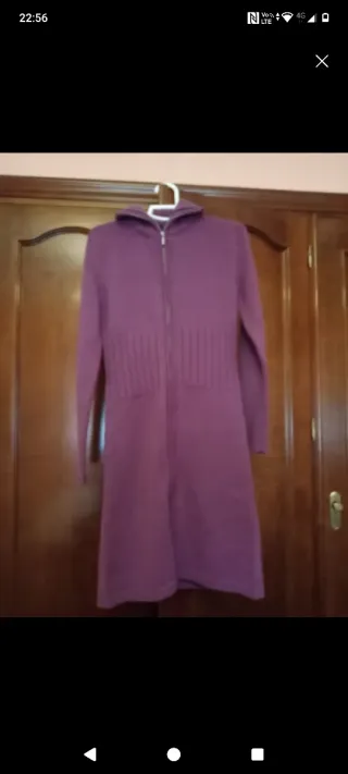 Rebeca larga morada talla 36