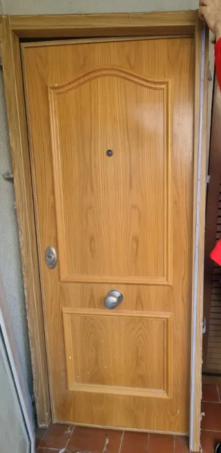 Puerta de madera 207*90