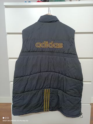 Chaleco acolchado Adidas Hombre Negro y amarillo 