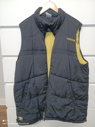 Chaleco acolchado Adidas Hombre Negro y amarillo 