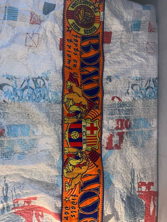 Bufanda FC Barcelona Naranja Multicolor