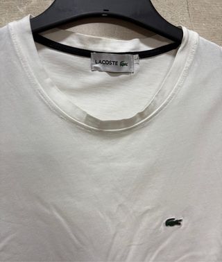 Camiseta Lacoste Blanca 