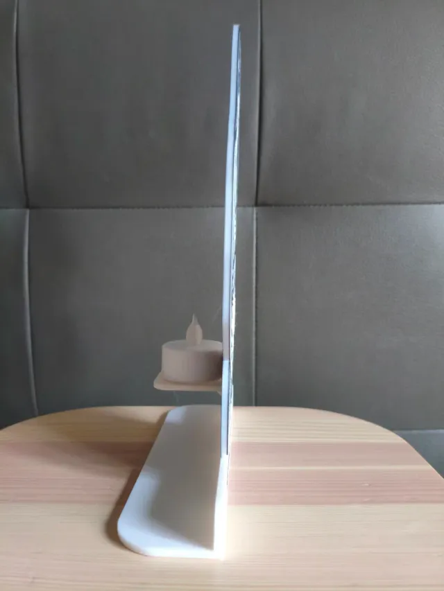 Marco para ecografía de embarazada más foto