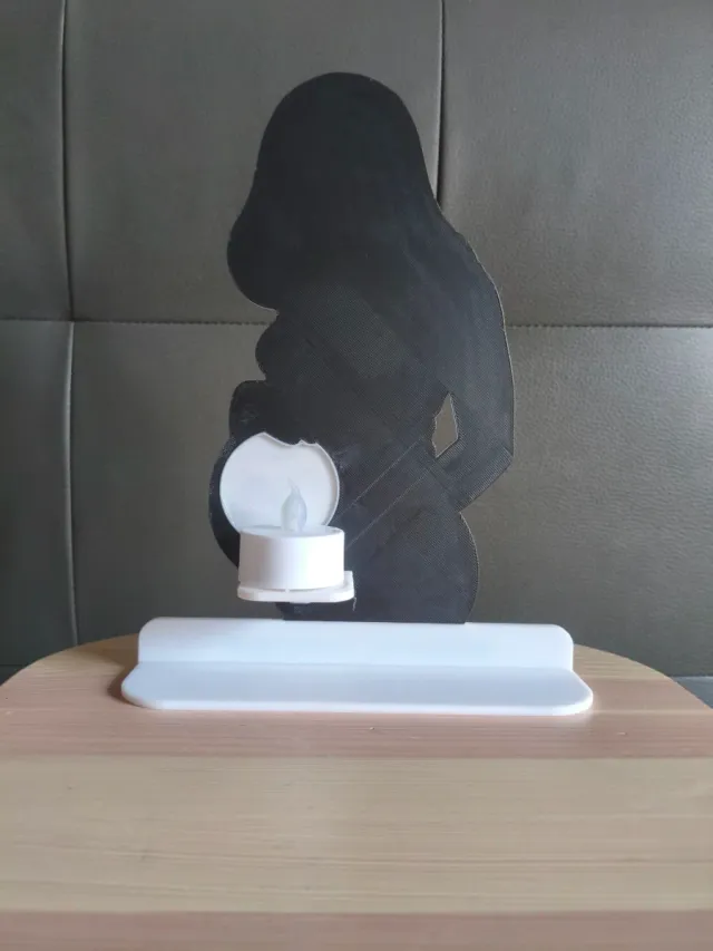 Marco para ecografía de embarazada más foto