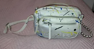 Bolso Desigual Blanco Multicolor