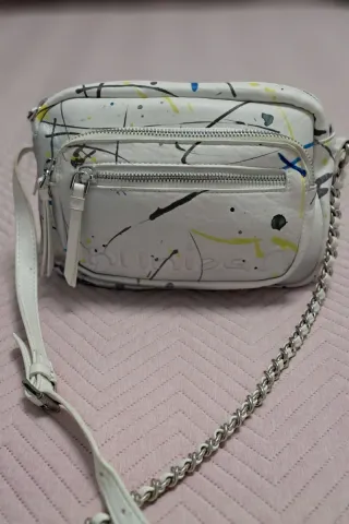 Bolso Desigual Blanco Multicolor