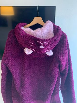 Pijama Entero con Capucha Morado