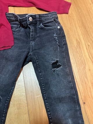 Conjunto Zara niña chaqueta y pantalón 6 años