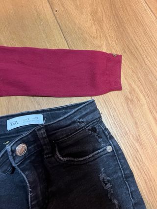 Conjunto Zara niña chaqueta y pantalón 6 años