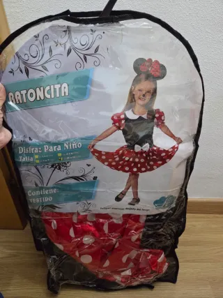 Disfraz Ratita Minnie Talla 4-6 años