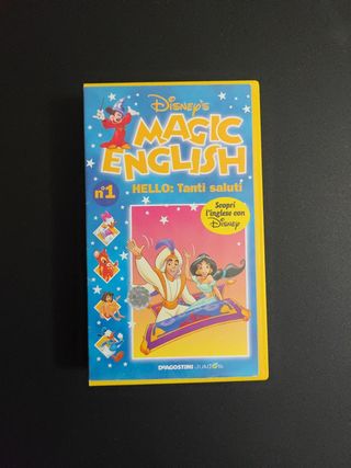 VHS Disney's Magic English family n.1 DeAgostini