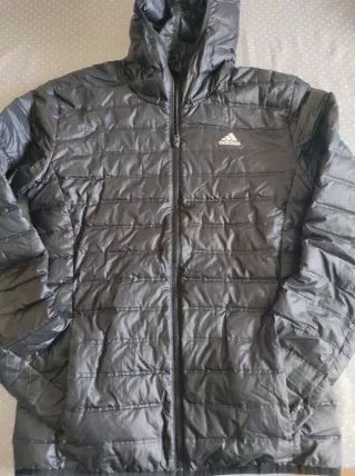 Cazadora Adidas Negra con Capucha
