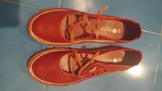 Zapatos planos Claudia burdeos talla 40