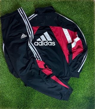 Chándal Adidas Vintage Negro y Rojo