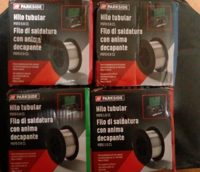 4 Bobinas Hilo Soldador Parkside