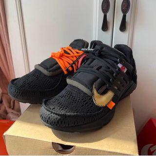 Nike Presto x Off White Negro Naranja