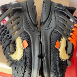Nike Presto x Off White Negro Naranja