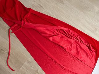 Capa terciopelo roja