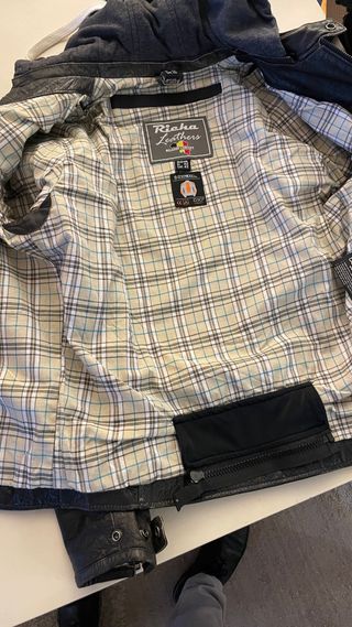 Chaqueta Cuero Moto Richa Toulon Talla 52