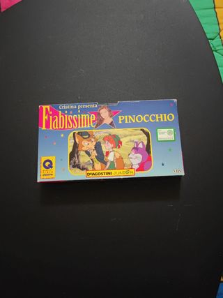 VHS Fiabissime Pinocchio DeAgostini Junior 1995
