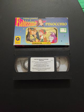 VHS Fiabissime Pinocchio DeAgostini Junior 1995