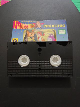 VHS Fiabissime Pinocchio DeAgostini Junior 1995