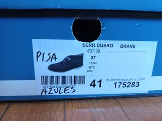Botas Pisamierdas Marrones y Azules