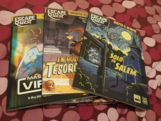 Escape Quest: Saga 3 Libros Escape Room
